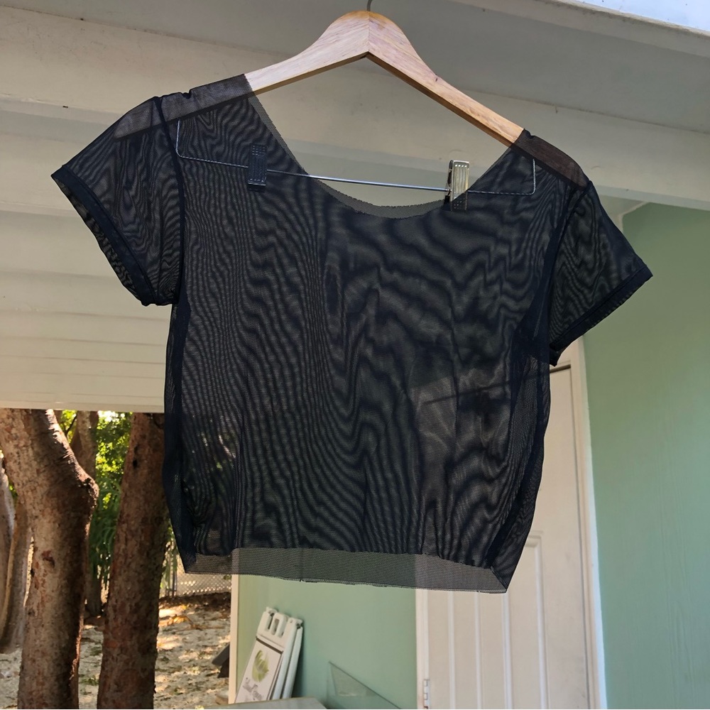 Moldie Goldies Willow Mesh Tee, black